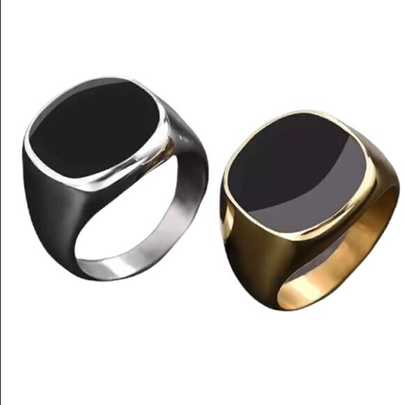 Men’s Stainless Steel Ring - Picture 3 of 4